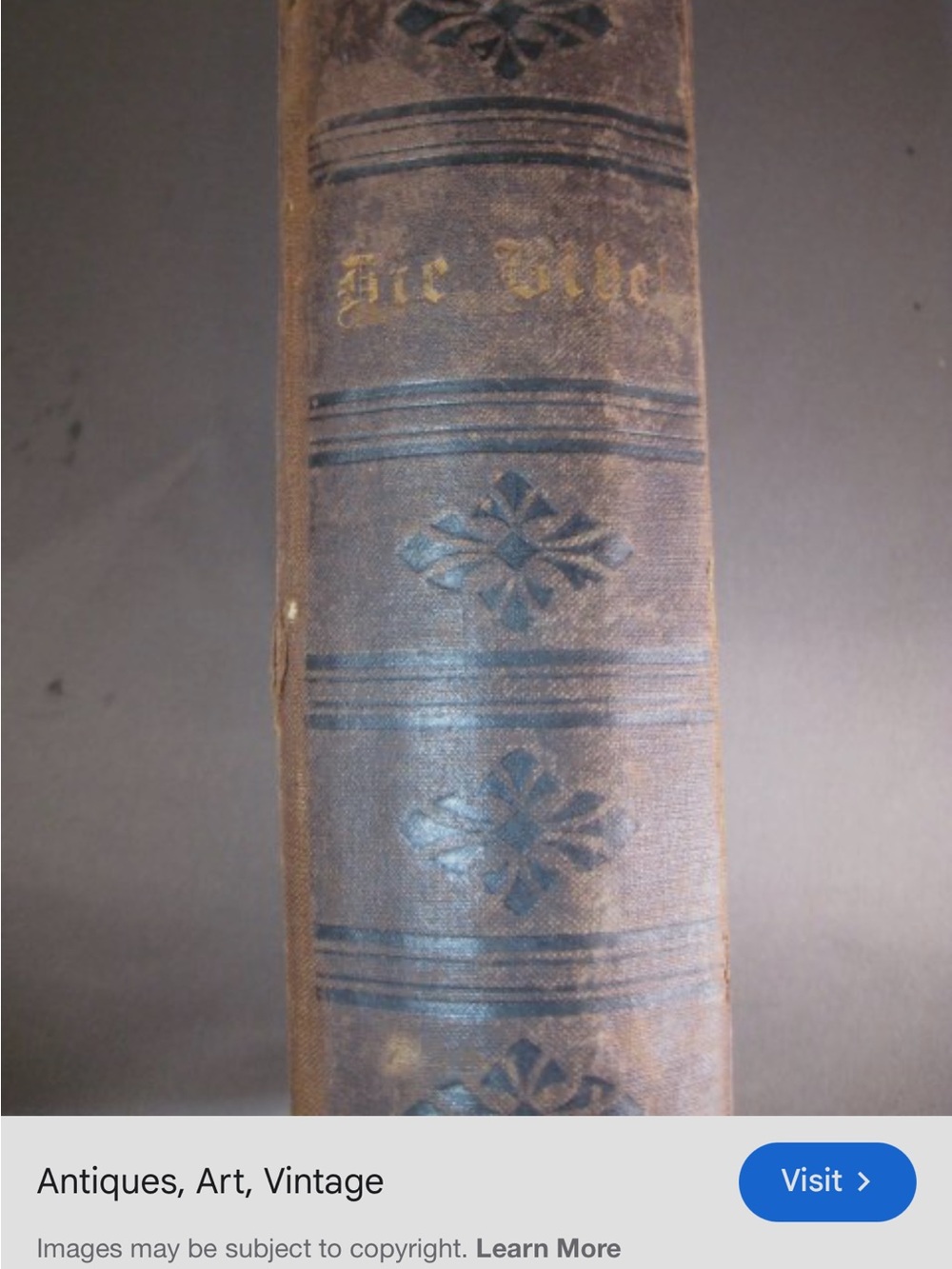 Old Prayer Book Signed and Dated October 1910 Jersey City